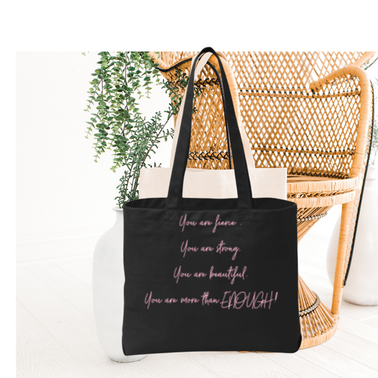 Jumbo canvas tote(Fierce Woman)