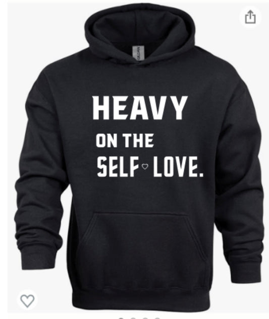 Gildan heavy blend hoodie(love thyself)