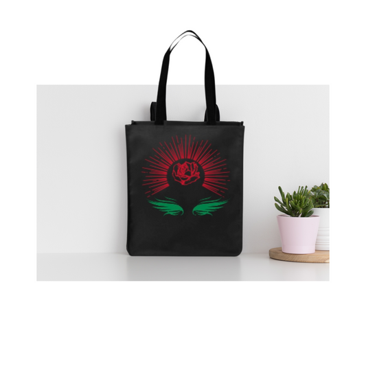 Jumbo canvas tote (Desert Rose)